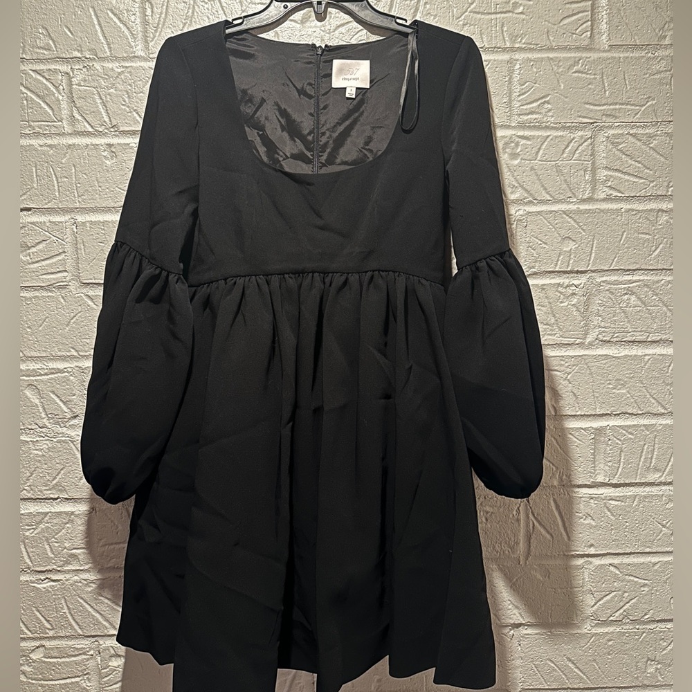 New Cinq à Sept Dorina Long Sleeve Empire Waist Minidress Size 2 - Picture 3 of 13